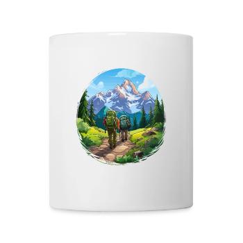 Quête du sommet - Mug blanc - blanc - Devant