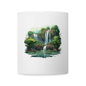 Waterfall Wander - Mug - white - Front
