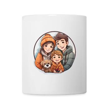 Contes au coin du feu - Mug blanc - blanc - Devant