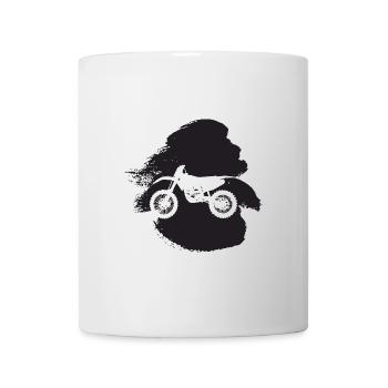 Chopper Motocross Biker - Tasse - Weiß - Vorne