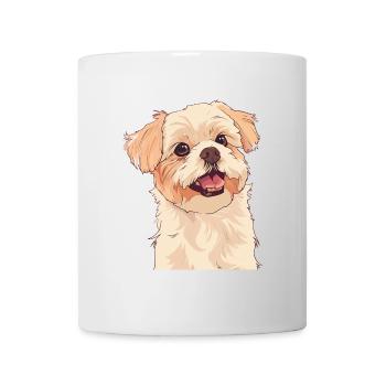 Hund Border Collie A - Tasse - Weiß - Vorne