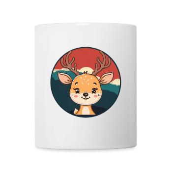 Hirsch Waldbewohner Hirschjagd - Tasse - Weiß - Vorne
