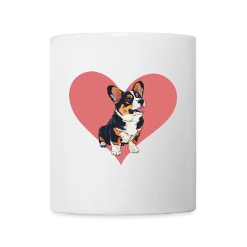Hund Rottweiler - Tasse - Weiß - Vorne