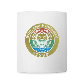 35. Geburtstag Sauvage, libre et indompté depuis 02/1990 - Mug blanc - blanc - Devant