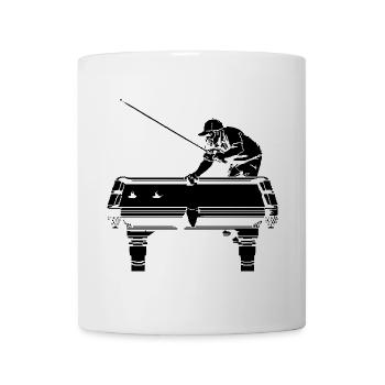 Billiard Player Pixel - Mug - white - Front