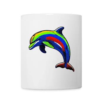 Delfin - Tasse - Weiß - Vorne
