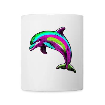 Delfin - Tasse - Weiß - Vorne