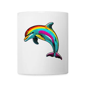 Delfin - Tasse - Weiß - Vorne