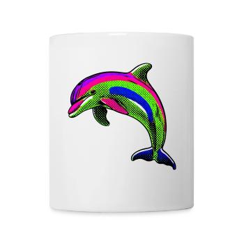 Delfin - Tasse - Weiß - Vorne