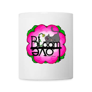 Chat de printemps Amour de printemps - Mug blanc - blanc - Devant