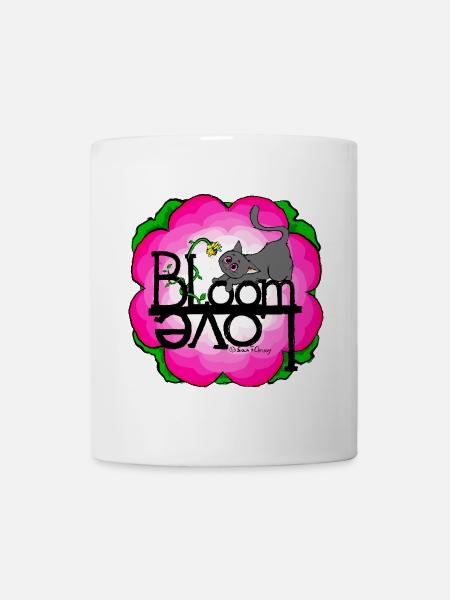 Frühling-Katze Spring Love - Tasse - Weiß