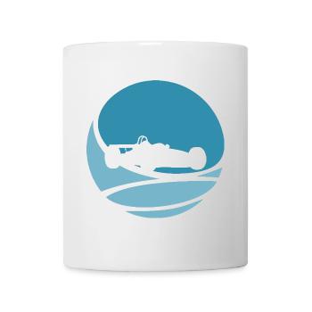 Autorennen Flitzer - Tasse - Weiß - Vorne