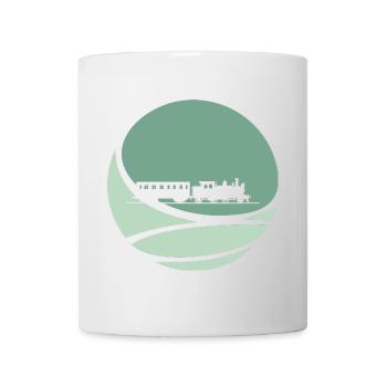 Steam locomotive Railway Model railway - Mug - white - Front
