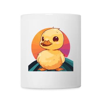 Schnabel Entchen Quak - Tasse - Weiß - Vorne