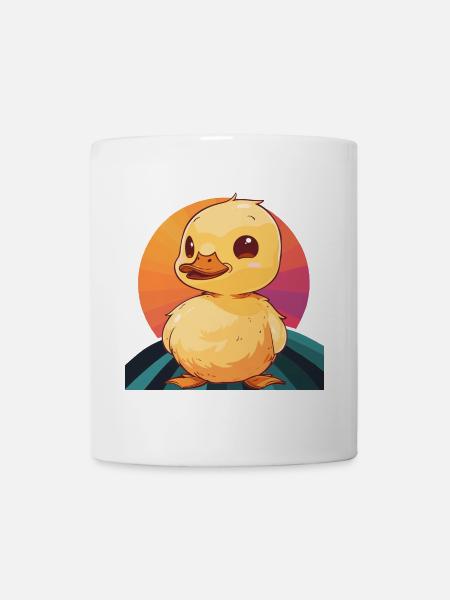 Schnabel Entchen Quak - Tasse - Weiß