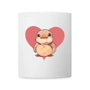 Quak Entchen Ente - Tasse - Weiß - Vorne
