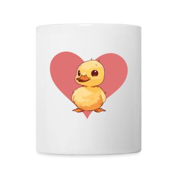 Caneton canard à bec - Mug blanc - blanc - Devant