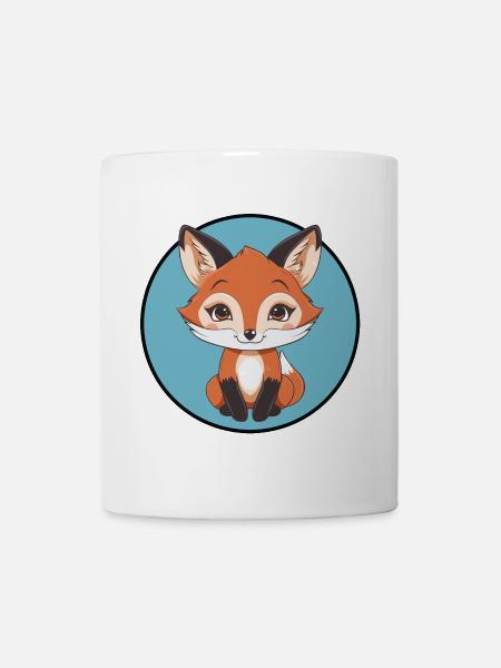 Fuchs Füchse - Tasse - Weiß