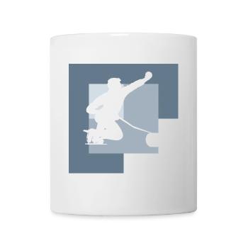 Curling Stick Curling Stone Curling Iron - Mug - white - Front