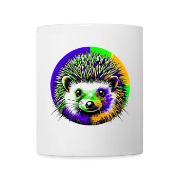 Hérisson - Mug blanc - blanc - Devant