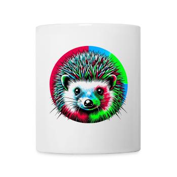 Hérisson - Mug blanc - blanc - Devant