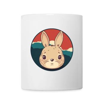 Hasenzahn Häschen - Tasse - Weiß - Vorne