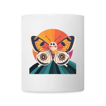 Schmetterling Sommer Schmetterlinge - Tasse - Weiß - Vorne