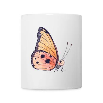 Schmetterling Tiere Schmetterlinge - Tasse - Weiß - Vorne