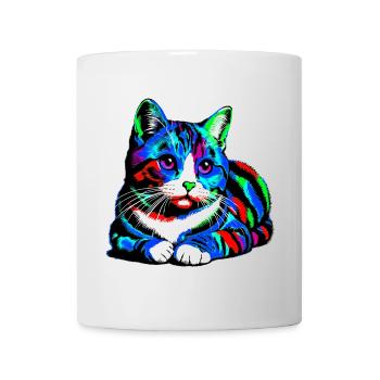 Chat - Mug blanc - blanc - Devant