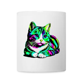 Chat - Mug blanc - blanc - Devant