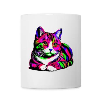 Chat - Mug blanc - blanc - Devant