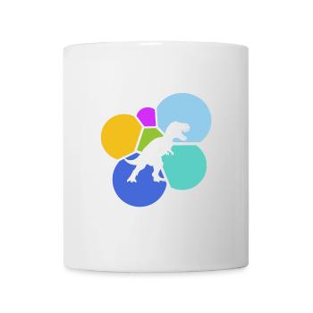 Dinosaurier Reptil Fossil - Tasse - Weiß - Vorne