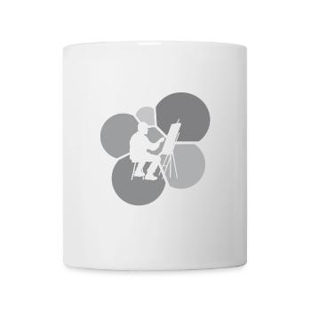Malen Aquarell Pastell - Tasse - Weiß - Vorne