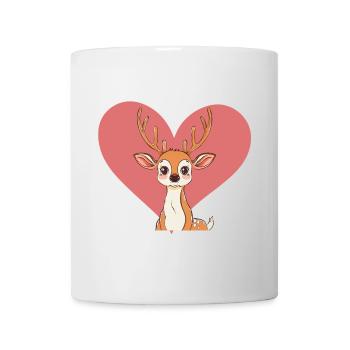 Hirsch Elch Wald - Tasse - Weiß - Vorne