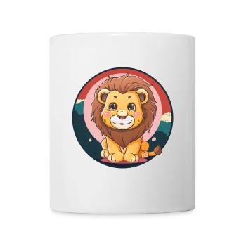 Loewe Lion's Head - Mug - white - Front