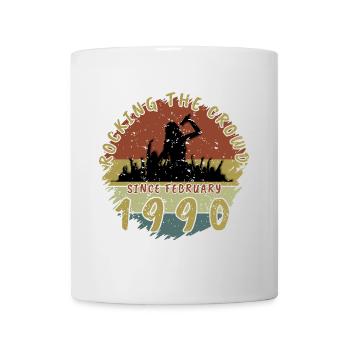 35. Geburtstag Rocking the crowd SNG 02/1990 - Tasse - Weiß - Vorne