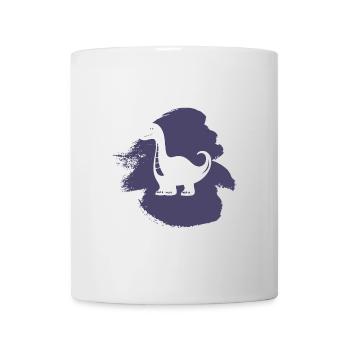 Fossile de dinosaure - Mug blanc - blanc - Devant