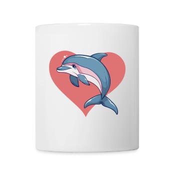 Dolphin Sea Creatures Reef - Mug - white - Front