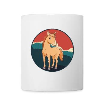 Pferd Reiter Pferde - Tasse - Weiß - Vorne