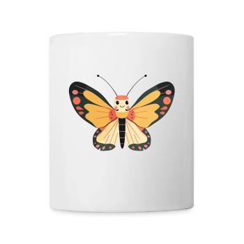 Schmetterling Butterfly Waldbewohner - Tasse - Weiß - Vorne