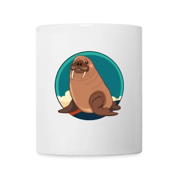 Walrus Sea Creatures Sea Lion - Mug - white - Front