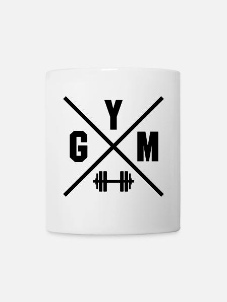 GYM Cross - Workout - Mug - white