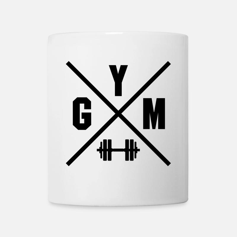 GYM Cross - Workout - Mug - white