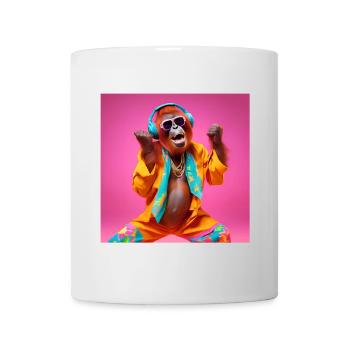 Orang-Utan, Affe, Primat - Tasse - Weiß - Vorne