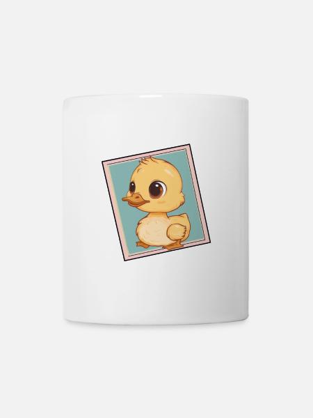 Schnabel Vogel Quak - Tasse - Weiß