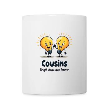 Cousins Idées Brillantes - Mug blanc - blanc - Devant