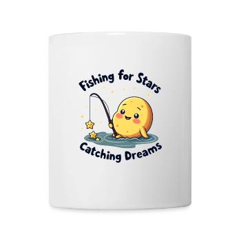 Fishing for Stars, Catching Dreams - Tasse - Weiß - Vorne