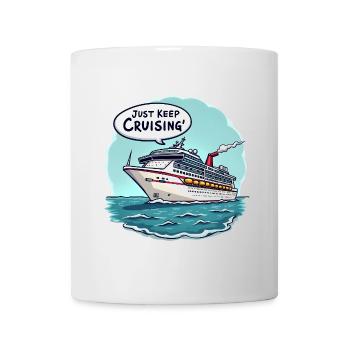 Just Keep Cruising' - Tasse - Weiß - Vorne