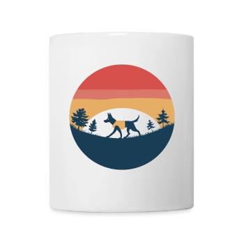 Hundewanderer - Tasse - Weiß - Vorne