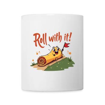 Roll With It Egg Roll - Mug - white - Front